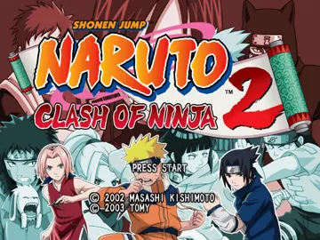 Naruto - Clash of Ninja 2 screen shot title